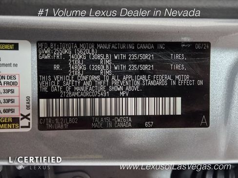 Certified 2024 Lexus RX 350 Premium Plus w/ Convenience Package AWD/4WD image 30