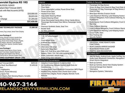 Certified 2025 Chevrolet Equinox RS w/ Safety and Technology Package