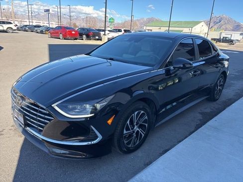 Used 2023 Hyundai Sonata Blue image 3