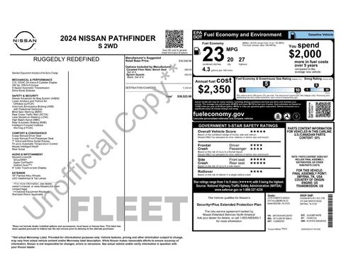 Used 2024 Nissan Pathfinder S FWD image 7
