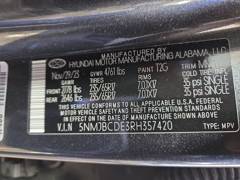 Used 2024 Hyundai Tucson SEL AWD/4WD image 41