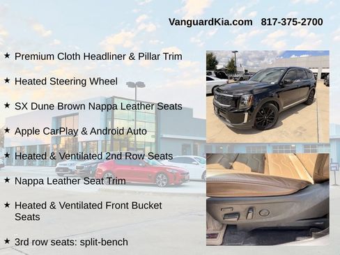 Used 2020 Kia Telluride SX w/ SX Prestige Package AWD/4WD image 12