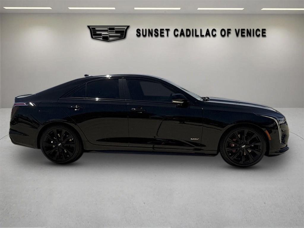 Certified 2023 Cadillac CT4 V w/ Navigation Package RWD image 2