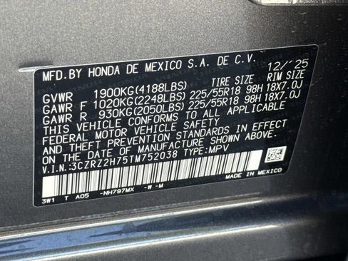 Certified 2026 Honda HR-V EX-L image 30