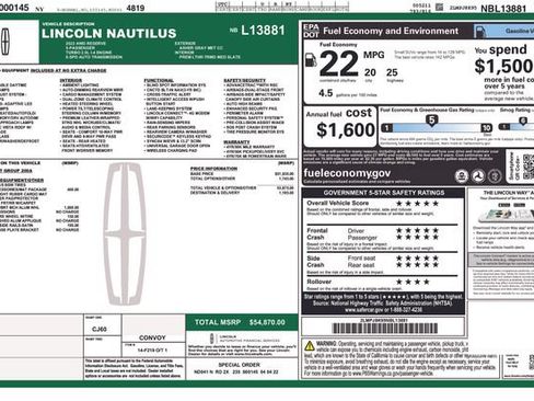 Used 2022 Lincoln Nautilus Reserve AWD/4WD image 7