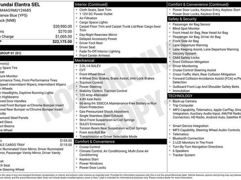 Used 2021 Hyundai Elantra SEL FWD image 37