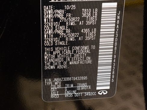 Certified 2026 INFINITI QX80 4WD image 43