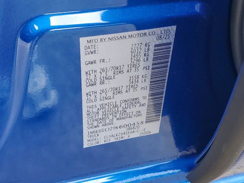 New 2026 Nissan Frontier Pro-X w/ Pro-X Convenience Package image 19