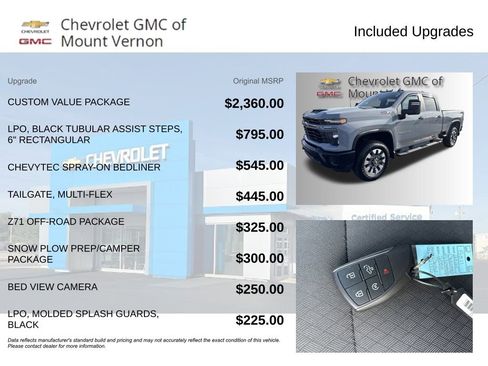 Used 2025 Chevrolet Silverado 2500 Custom w/ Custom Value Package image 6