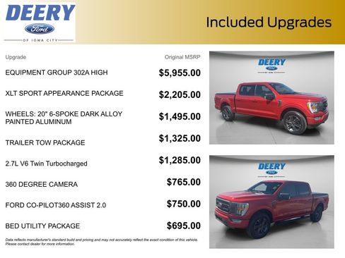 Certified 2023 Ford F150 XLT w/ Equipment Group 302A High AWD/4WD image 11