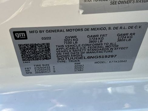 Used 2022 GMC Sierra 1500 Denali w/ Denali Reserve Package AWD/4WD image 60