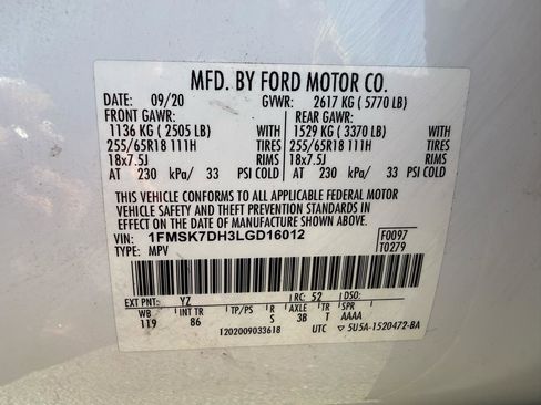 Used 2020 Ford Explorer XLT image 46