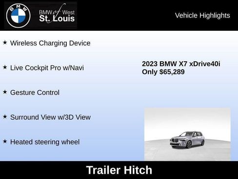 Used 2023 BMW X7 xDrive40i w/ Premium Package image 87