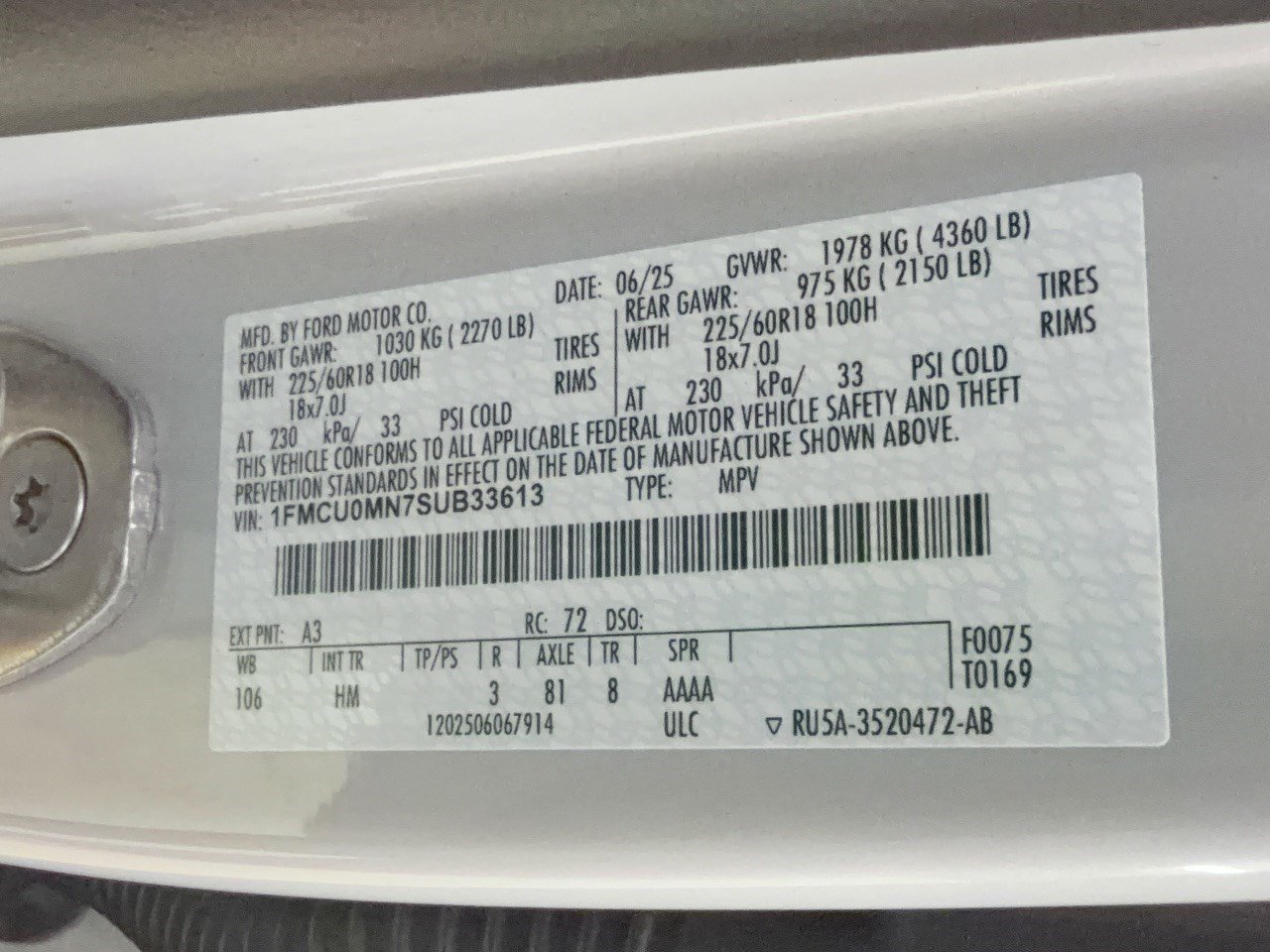 Used 2025 Ford Escape ST-Line FWD image 32