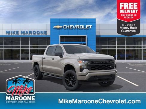 New 2026 Chevrolet Silverado 1500 Custom w/ LPO, Dark Essentials Package RWD image 1