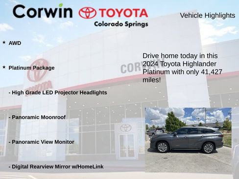 Used 2024 Toyota Highlander Platinum AWD/4WD image 7