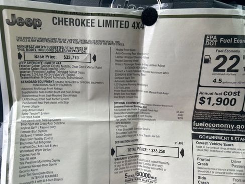 Used 2019 Jeep Cherokee Limited image 10