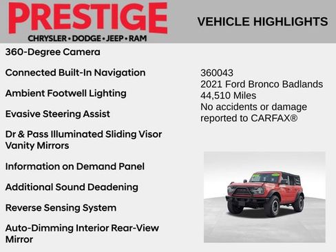 Used 2021 Ford Bronco Badlands image 6