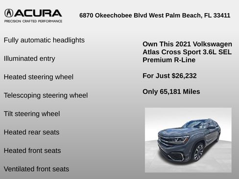 Used 2021 Volkswagen Atlas Cross Sport SEL Premium R-Line AWD/4WD image 12