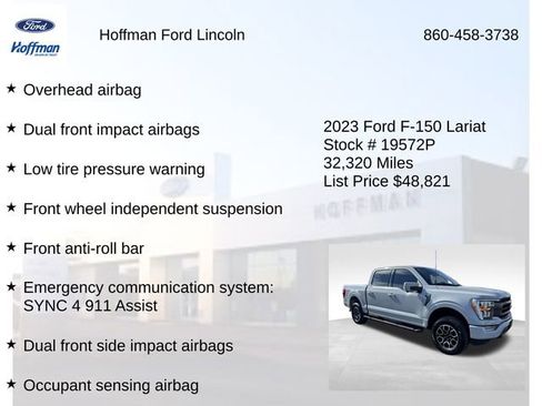 Certified 2023 Ford F150 Lariat AWD/4WD image 28
