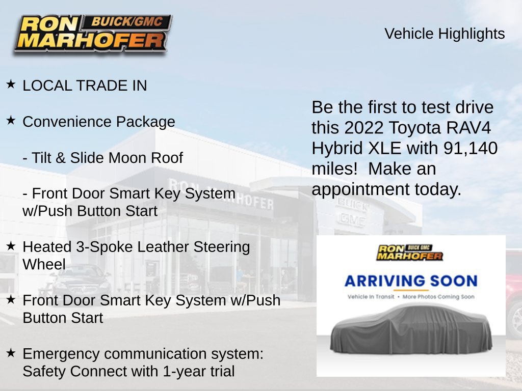 Used 2022 Toyota RAV4 XLE w/ Convenience Package AWD/4WD image 3