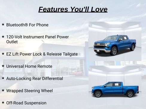 Used 2023 Chevrolet Silverado 1500 LT w/ Z71 Off-Road Package AWD/4WD image 39