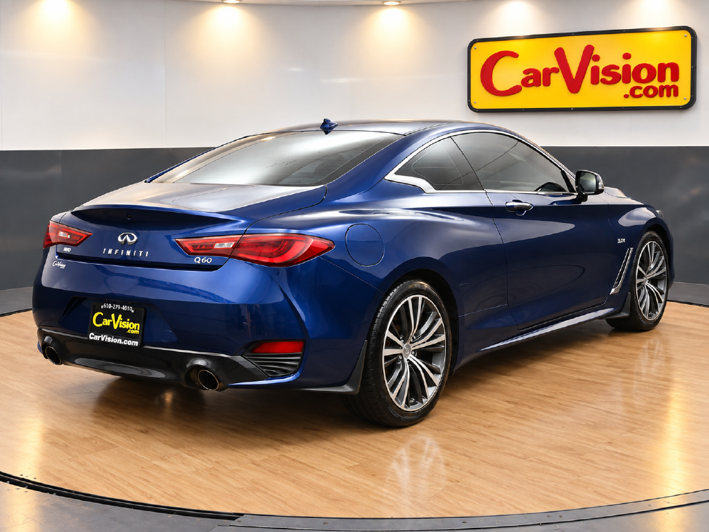 Used 2018 INFINITI Q60 3.0t Luxe w/ Sensory Package 3.0T Luxe AWD/4WD image 3