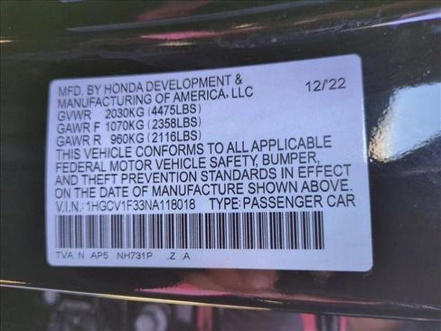 Used 2022 Honda Accord Sport image 25