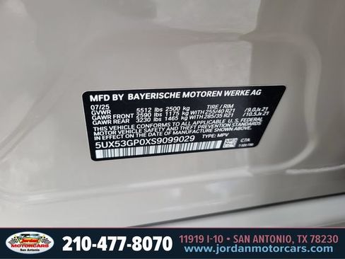 Used 2025 BMW X3 xDrive30i w/ M Sport Package AWD/4WD image 31