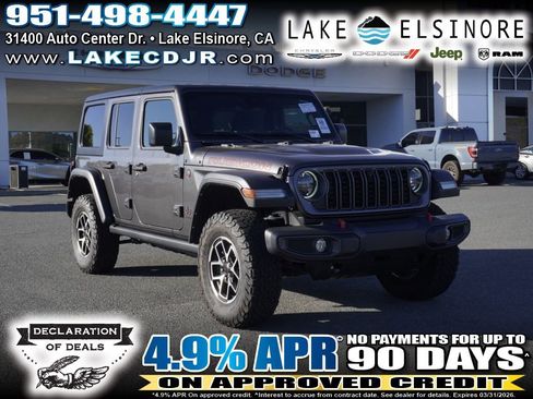 Used 2024 Jeep Wrangler Unlimited Rubicon w/ Technology Group image 1