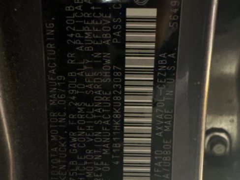 Used 2019 Toyota Camry LE image 12