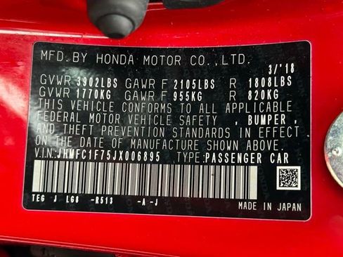 Used 2018 Honda Civic EX-L image 14