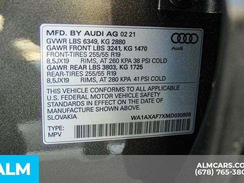 Used 2021 Audi Q7 3.0T Premium w/ Convenience Package AWD/4WD image 41