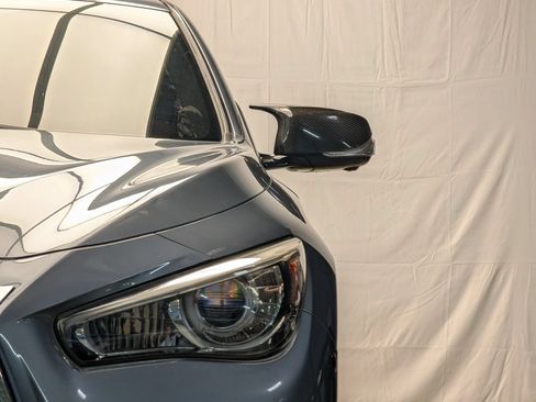 Used 2018 INFINITI Q50 Red Sport 400 w/ Sensory Package (Sport) RWD image 8