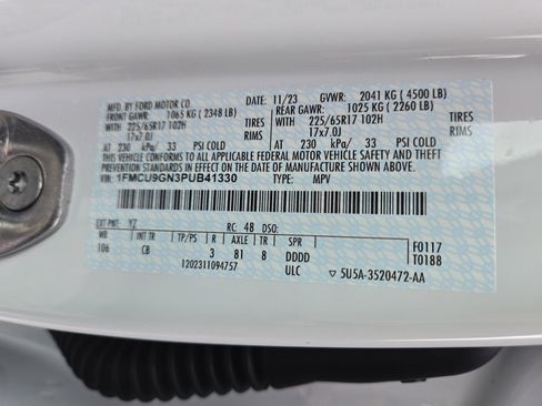 Certified 2023 Ford Escape Active image 27