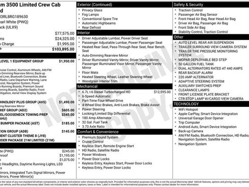 Used 2024 RAM 3500 Limited AWD/4WD image 32