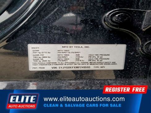 Used 2021 Tesla Model Y Performance image 23