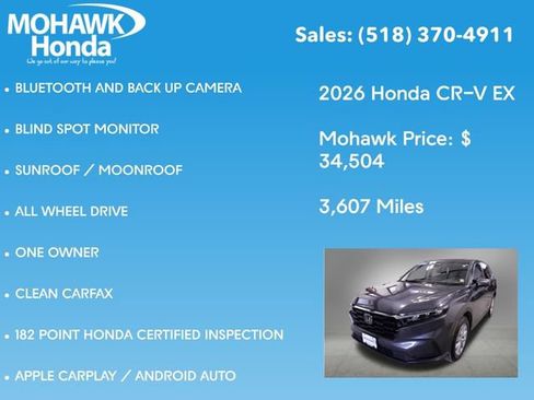 Certified 2026 Honda CR-V EX image 7
