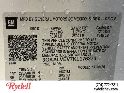 Used 2019 GMC Terrain SLT AWD/4WD image 20