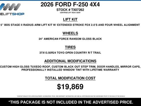 Used 2026 Ford F250 Platinum image 2