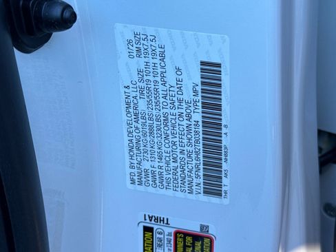 New 2026 Honda Odyssey Touring image 21