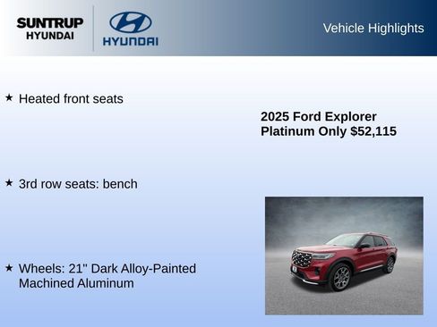 Used 2025 Ford Explorer Platinum w/ Ultimate Package image 24