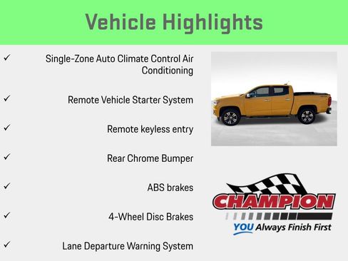 Used 2018 Chevrolet Colorado LT w/ Luxury Package, Chrome AWD/4WD image 9