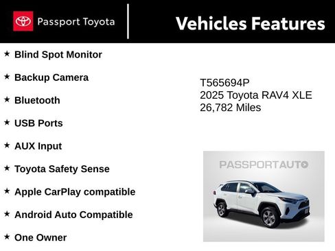 Used 2025 Toyota RAV4 XLE AWD/4WD image 10