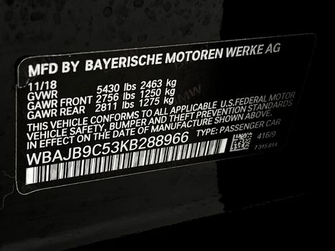 Used 2019 BMW M550i xDrive w/ Premium Package 2 image 23