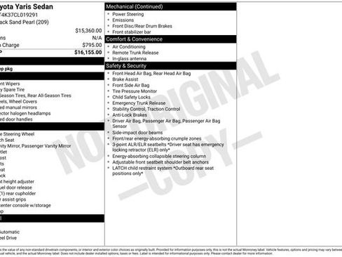 Used 2012 Toyota Yaris Sedan image 4