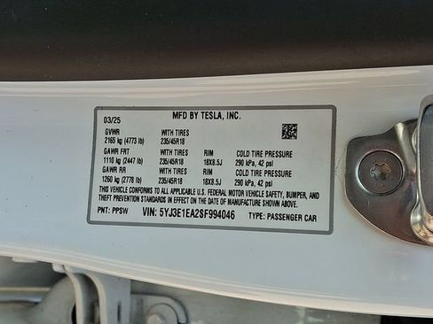 Used 2025 Tesla Model 3 Long Range RWD image 27