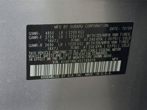Used 2025 Subaru Outback Limited AWD/4WD image 40