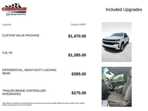 Used 2020 Chevrolet Silverado 1500 Custom w/ Custom Value Package image 4
