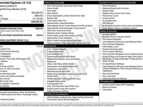 Used 2020 Chevrolet Equinox LS w/ LS Convenience Package FWD image 36